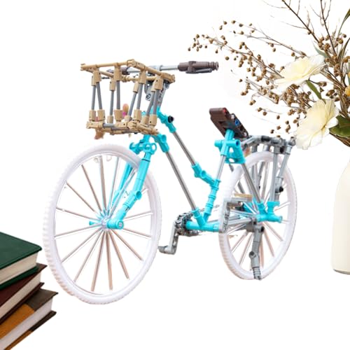 Zyklusmodell -Kit - Maßstabs -Montage -Set, Fahrradbausteine | Project Toy Kit für Erwachsene, familienfreundliche Bauwesen für alle Altersgruppen, langlebige Bildungsfahrrad -Fahrradmodellspaß von Generisch