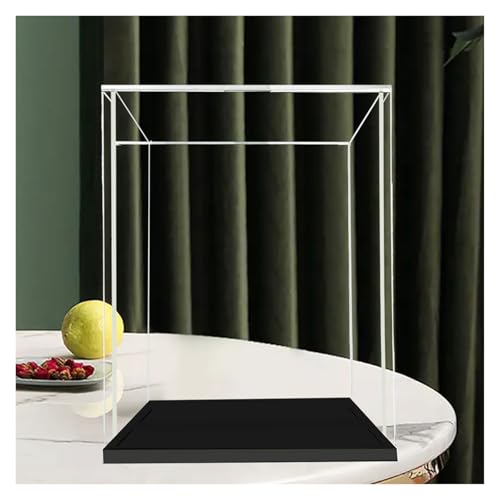 acryl vitrine schaukasten Box Display case 30 40 50 60 cm Acrylboxen Zur Präsentation Von Sammlerstücken, Zusammenbau Einer Transparenten Glasvitrine Für Erinnerungsstücke/Baseballkappen(60x60x70cm) von Generisch