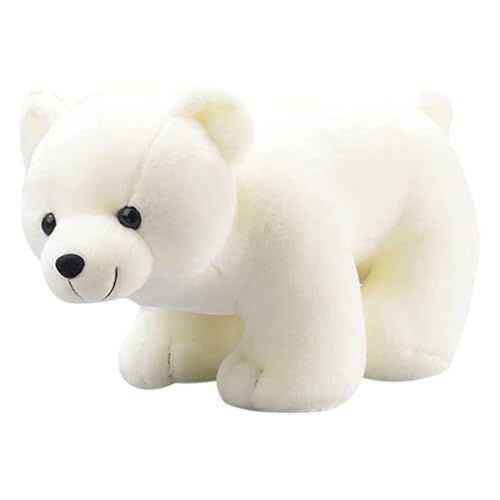 aninu Eisbär Kuscheltier & GPS Live Tracking – Baby Plüschtier klein 22cm für Mädchen & Jungen, Plushie Spielzeug für Kinder, Stofftier als Geschenk, Stuffed Animals, Eisbären Knut Plush Animal von Generisch