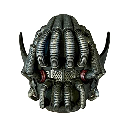 ark Knight Rises Bane Cosplay Maske Helm Halloween Cosplay Horror Requisiten Maske Horror Kopfbedeckung für Halloween Karneval Kostüm Party Requisiten von Generisch