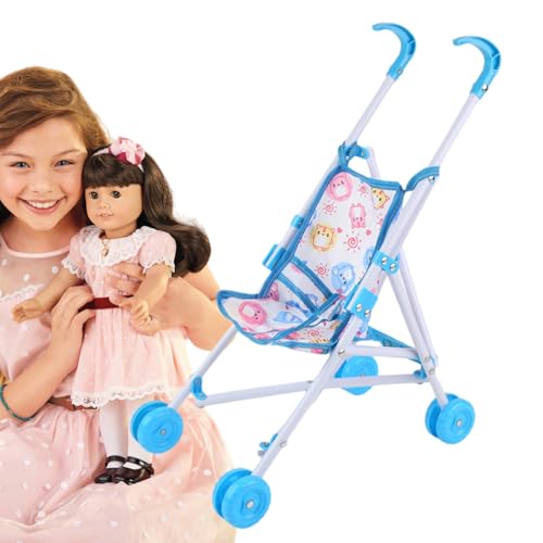 babybooo Single Kinderwagen - Eisenbabypuppen -Kinderwagen | Leichter T -Form -Gürtel -Spiele DOL Accessoires | Singlle Smazler Babys Kinderwagenspielzeug für Baby so tun, als würde Man Spielen babybooo Single Kinderwagen - Eisenbabypuppen -Kinderwagen | Leichter T -Form -Gürtel -Spiele DOL Accessoires | Singlle Smazler Babys Kinderwagenspielzeug für Baby so tun, als würde Man Spielen von Generisch