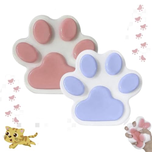 cat paw Squishy, 2 Stück Squishy Pfote, riesige Pfote Squishy Spielzeug, Handmade Squishy Big Cat Paw Silicone Squeeze Toys, Squishy Paw Sensory Fidget Toys, für Erwachsene Kinder Stress Relief cat paw Squishy, 2 Stück Squishy Pfote, riesige Pfote Squishy Spielzeug, Handmade Squishy Big Cat Paw Silicone Squeeze Toys, Squishy Paw Sensory Fidget Toys, für Erwachsene Kinder Stress Relief von Generisch