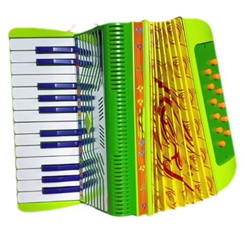 für Kinder - Akkordeonspielzeug 6Bass 17Keys Button - Leichtes Bildungsspielzeug süßes Vorschule Musikinstrument für Anfänger und Kinder für Kinder - Akkordeonspielzeug 6Bass 17Keys Button - Leichtes Bildungsspielzeug süßes Vorschule Musikinstrument für Anfänger und Kinder von Generisch