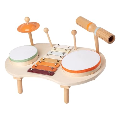 musikspielzeug, Kindertrommel -Set | Kinder Spielzeugset Instrumente - Vorschule Sensorisches Bildungsmusik-Spielzeug für Mädchen im Alter von 1 bis 3 Jahren von Generisch