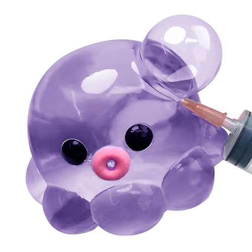 octoppus Fidget Toy - Künstlerisches Blasenstyling Hausgemachtes Blasenfrisurspiel | Crystal octoppus Hand Relax Toy | Weiches Meerestier Zur Entspannung Für Zuhause, Schule, Reisen von Generisch