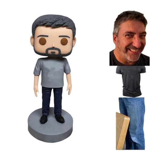personalisierte pop Figur von Fotos, mini Figuren von Sich selbst, benutzerdefinierte Miniatur, wackelkopf Puppe, wackelfigur, 3D Porträt zur Geburtstag, Papa, männer, Freund, Ehemann, Vater, 43 personalisierte pop Figur von Fotos, mini Figuren von Sich selbst, benutzerdefinierte Miniatur, wackelkopf Puppe, wackelfigur, 3D Porträt zur Geburtstag, Papa, männer, Freund, Ehemann, Vater, 43 von Generisch