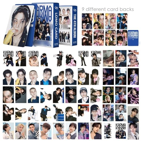 stray-kids Sammelkarte SK-Z Star Card "KARMS" Sammelkarte Stay Doppelseitige LOMO CARD 4th Studio Album KA (GD 2) von Generisch