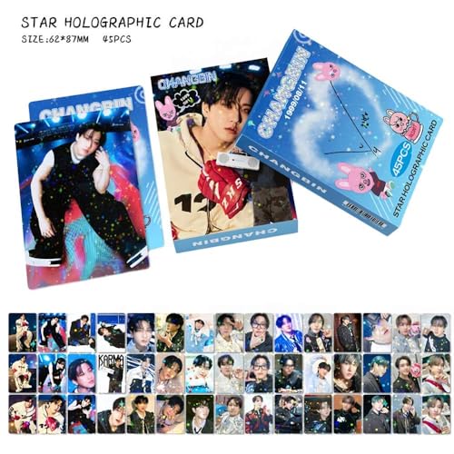 stray-kids Sammelkarte SK-Z Sternenkarte "KARMS" Sammelkarte Stay doppelseitige LOMO CARD Sternenhimmel kleine Karte (Chang Bin) von Generisch