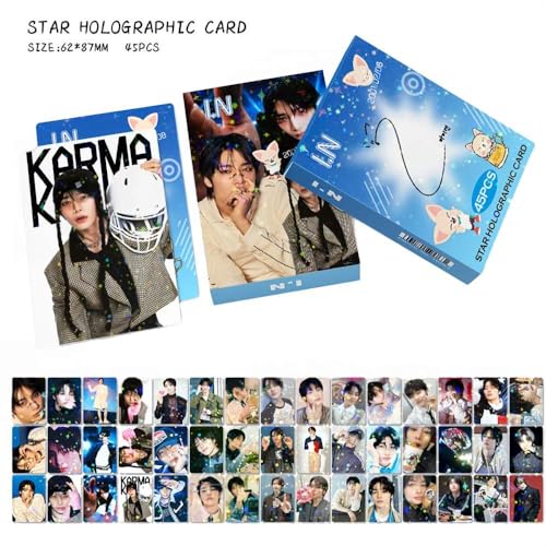stray-kids Sammelkarte SK-Z Sternenkarte "KARMS" Sammelkarte Stay doppelseitige LOMO CARD Sternenhimmel kleine Karte (I.N) von Generisch