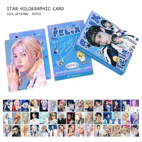 stray-kids Sammelkarte SKZ Star Card "KARMS" Sammelkarte Stay Doppelseitige LOMO CARD Sternenhimmel kleine Karte (Felix) von Generisch