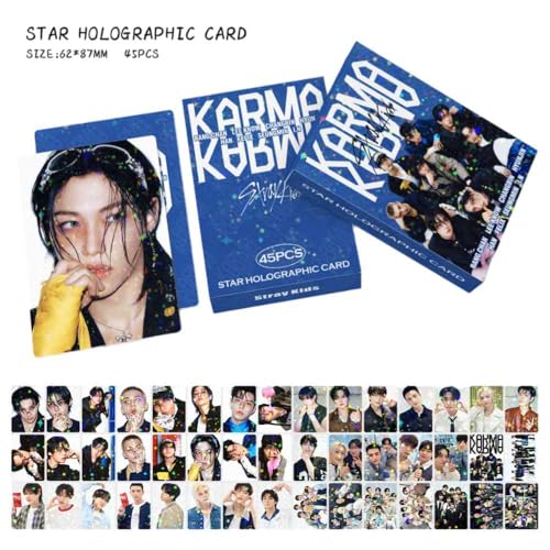 stray-kids Sammelkarte SKZ Star Card "KARMS" Sammelkarte Stay Doppelseitige LOMO CARD Sternenhimmel kleine Karte (STA) von Generisch