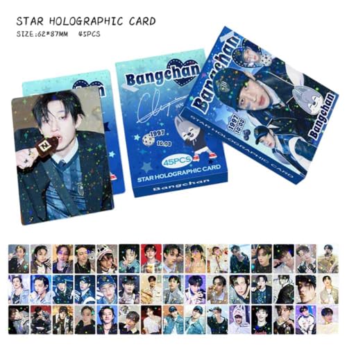 stray-kids Sammelkarte SKZ Star Card "KARMS" Sammelkarte Stay doppelseitige LOMO CARD Sternenhimmel kleine Karte (Bang Chan) von Generisch