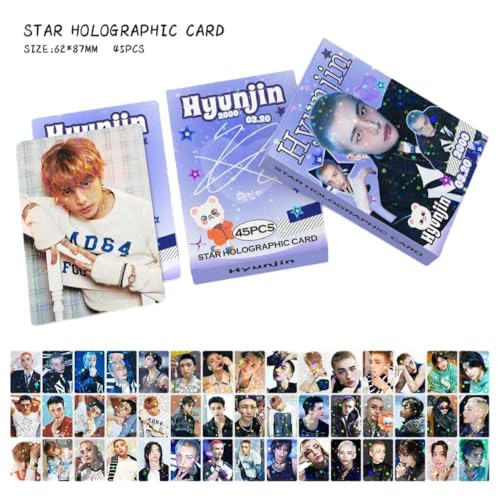 stray-kids Sammelkarte SKZ Star Card "KARMS" Sammelkarte Stay doppelseitige LOMO CARD Sternenhimmel kleine Karte (Hyun Jin) von Generisch