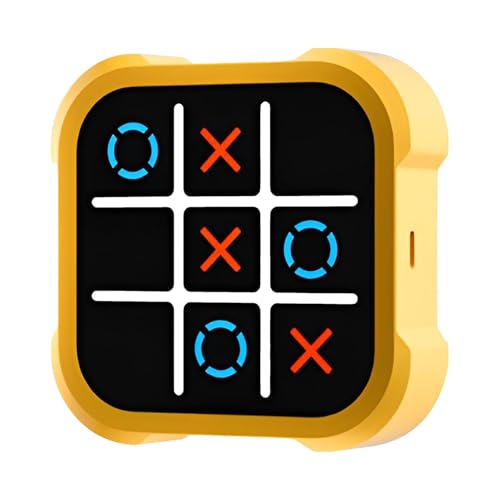 tictactoe Spiel - Elektronisch Bolt Spiel | 3-in-1 Puzzlespielkonsole | Tragbare Handheld Spielkonsole | Zappelspielzeug Brettspiele | Geburtstagsgeschenke von Generisch