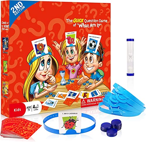 was Bin Ich, Wer Ist Es, Lustiges Ratespiel Brettspiel, Hed Spiel Spiel Für Kinder Spieleklassiker Kinderspiel, Wer Bin Ich Spiel,Brettspiel für Ganze Familien Eltern Kinder Party,für 2-6 Spieler von Generisch