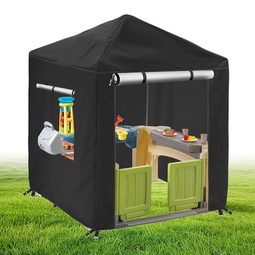 wasserdichte Spielhausabdeckung - Vergnügungspark Cover, Hochleistungsabdeckung | Langlebiger Oxford -Stoff -Spielhaus -Schutzcover, Spielhausschutzcover für Garten, Park, Spielplatz, Vergnügungspark wasserdichte Spielhausabdeckung - Vergnügungspark Cover, Hochleistungsabdeckung | Langlebiger Oxford -Stoff -Spielhaus -Schutzcover, Spielhausschutzcover für Garten, Park, Spielplatz, Vergnügungspark von Generisch