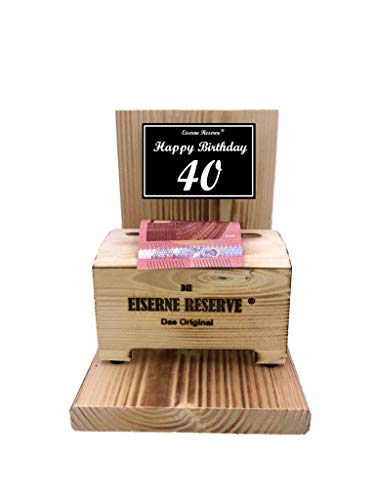 Originelle lustige Geldgeschenke zum 40. Geburtstag Geschenkideen für Männer und Frauen - Geldbox Text s/w Happy Birthday 40 Geburtstag Originelle lustige Geldgeschenke zum 40. Geburtstag Geschenkideen für Männer und Frauen - Geldbox Text s/w Happy Birthday 40 Geburtstag von Genial-Anders