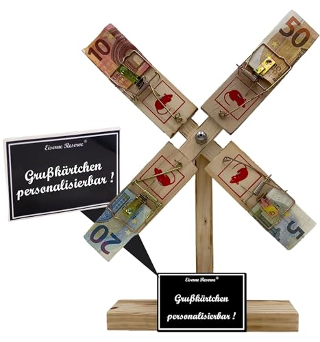 Personalisierte Geschenke Geld zur Jugendweihe originelle lustige Geschenkidee mit Namen personalisierbar - Eiserne Reserve Windmühle - Jugendweihe Geschenk Personalisierte Geschenke Geld zur Jugendweihe originelle lustige Geschenkidee mit Namen personalisierbar - Eiserne Reserve Windmühle - Jugendweihe Geschenk von Genial-Anders
