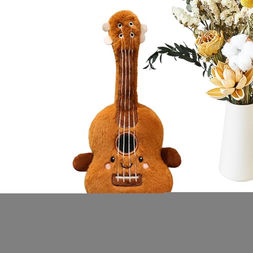 Gitarren Kuscheltier für Kinder, Sammlerstück Gitarre Musikinstrument Stofftier Modell, Realistische Plüschpuppe Wohnaccessoire für Jugendliche Mädchen Männer Frauen Erwachsene Gitarren Kuscheltier für Kinder, Sammlerstück Gitarre Musikinstrument Stofftier Modell, Realistische Plüschpuppe Wohnaccessoire für Jugendliche Mädchen Männer Frauen Erwachsene von Genikeer