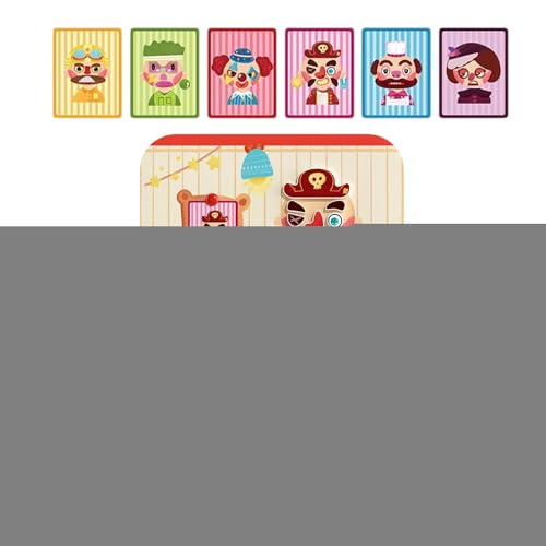 Magnetische Puzzle Boards | Holz Magnet Reisespiele Mit Aufbewahrungsbox - Pädagogisches Lernspielzeug Für Kinder | Kinder Mädchen Kleinkinder von Genikeer