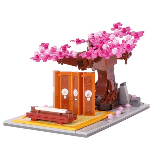 Geniteen Bausteine-Set, chinesische Architektur, Tang-Dynastie Serie 2, Bausatz-Modellbausatz, Kinder und Erwachsene, Geschenk für Geburtstag, Weihnachten und Neujahr(Pipa Xing) von Geniteen