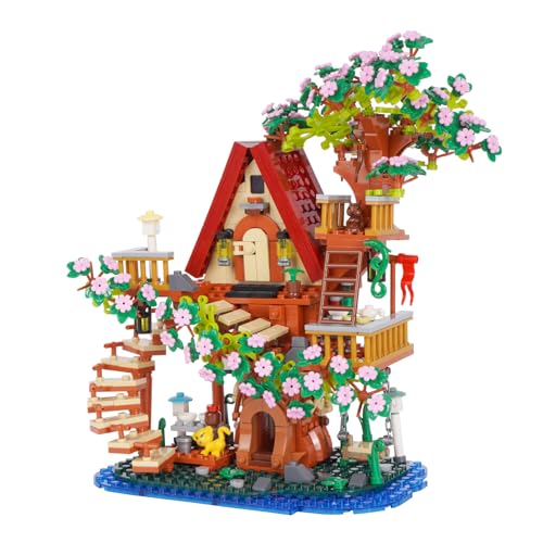 Geniteen Kirschblüten Baumhaus Bauklotz Set 959PCS Kreative 3-in-1 Konstruktion Bauklötze Spielzeug mit Schaukel Geniteen Kirschblüten Baumhaus Bauklotz Set 959PCS Kreative 3-in-1 Konstruktion Bauklötze Spielzeug mit Schaukel von Geniteen