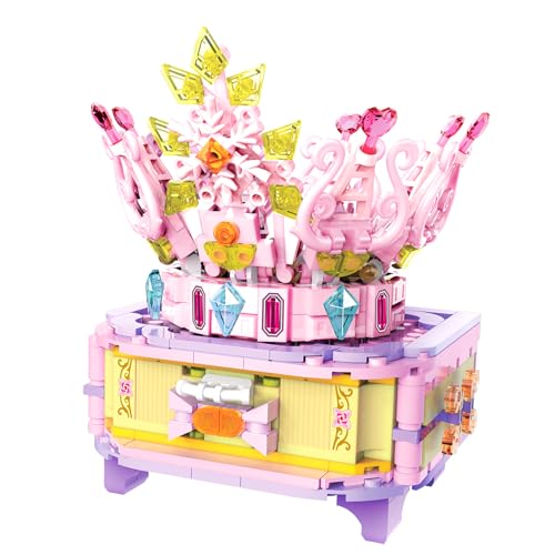 Geniteen Magisches Kristallhaus-Bausteinset, Burgbausatz, Haus-Ausstellungsset, Hausmodellspielzeug für Kinder, Mädchen und Jungen im Alter von 6–12 Jahren, Geburtstagsgeschenk Geniteen Magisches Kristallhaus-Bausteinset, Burgbausatz, Haus-Ausstellungsset, Hausmodellspielzeug für Kinder, Mädchen und Jungen im Alter von 6–12 Jahren, Geburtstagsgeschenk von Geniteen