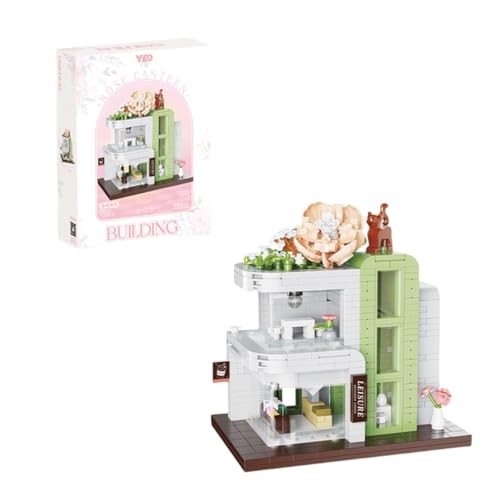 City Street View Blumenhaus Bausteine Bausatz, MOC City Series Blumenhaus Laden Bausatz, Kreativer Modulares Haus Architektur Modell, Architektur Bausteine für Kinder und Erwachsene, 928 Teile City Street View Blumenhaus Bausteine Bausatz, MOC City Series Blumenhaus Laden Bausatz, Kreativer Modulares Haus Architektur Modell, Architektur Bausteine für Kinder und Erwachsene, 928 Teile von Genruron