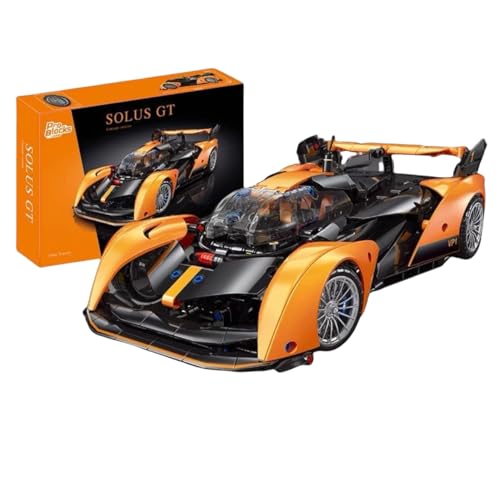 Genruron Technik Rennwagen Bausteine für Solus GT, 817 Teile 1:14 Sportwagen Modellbausatz, MOC Klemmbausteine Rennenauto Spielzeug Bauklötze für Jungen und Erwachsene Genruron Technik Rennwagen Bausteine für Solus GT, 817 Teile 1:14 Sportwagen Modellbausatz, MOC Klemmbausteine Rennenauto Spielzeug Bauklötze für Jungen und Erwachsene von Genruron