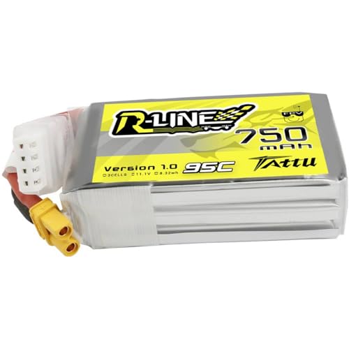 Tattu Modellbau-Akkupack (LiPo) 11.1 V 750 mAh Zellen-Zahl: 3 95 C Softcase von Gens ace