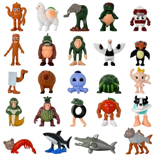 Gensly 24 Pcs Italian Brainrot Spielzeug Tralalero Tralala Mini-Figuren für Fans Kreative Tierfiguren als Schreibtischdekoration Gensly 24 Pcs Italian Brainrot Spielzeug Tralalero Tralala Mini-Figuren für Fans Kreative Tierfiguren als Schreibtischdekoration von Gensly