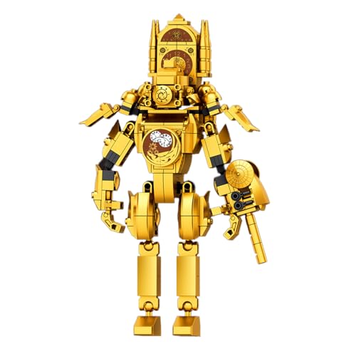 Gensly Skibidi Spielzeug, 460Pcs Toilet ClockMan Bauklötze Set, Toilet Titan ClockMan Bauklötze Spielzeug für Fan-Kinder Gensly Skibidi Spielzeug, 460Pcs Toilet ClockMan Bauklötze Set, Toilet Titan ClockMan Bauklötze Spielzeug für Fan-Kinder von Gensly