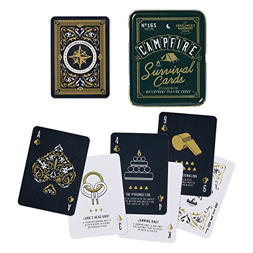 Gentlemen's Hardware Lagerfeuer Survival Spielkarten von Gentlemen's Hardware