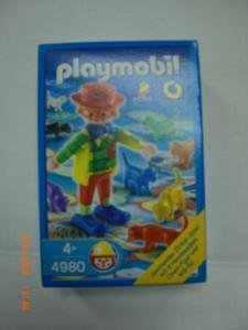 Playmobil 4980 - Spannendes Zirkus-Spiel mit 8 Hundewelpen, Clown-Figur und Würfel von Geobra Brandtstätter GmbH & Co KG