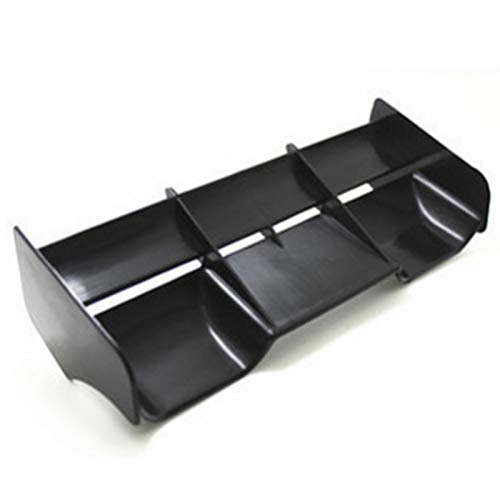 Geofray 1: 8 RC Auto RC Kunststoff Nylon HeckflüGel für 1/8 Nitro Elektrisch Angetriebene Off Road Truck Fern Bedienung, schwarz von Geofray