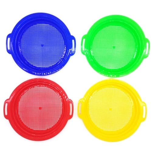 Geofray 4PCS Stop Sand Sifter Siebe Spielzeug für Sand Beach 4Er Pack Set Rot Blau Gelb GrüN für Kinder Kinderspielzeug Geofray 4PCS Stop Sand Sifter Siebe Spielzeug für Sand Beach 4Er Pack Set Rot Blau Gelb GrüN für Kinder Kinderspielzeug von Geofray