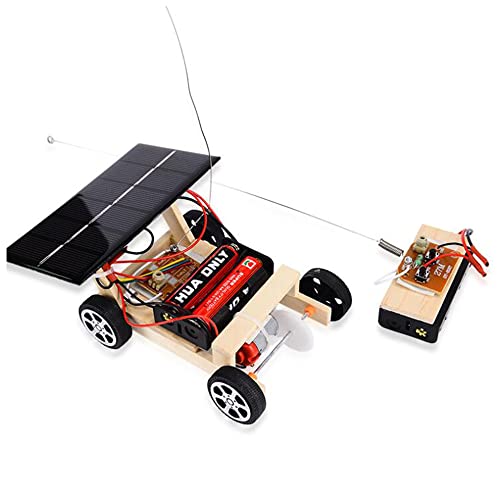 Geofray Montieren Sie Solar Auto Fernbedienung RC Auto Lernspielzeug DIY Wissenschaft Technologie Auto Spielzeug Satz für Kinder Geschenke von Geofray