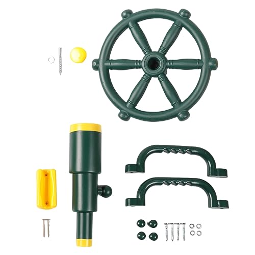 Geofray Spielplatzteile-Set für Kinder, Outdoor-Spielset, Kinder-Piratenteleskop, Lenkrad, Spielgeräte – Hinterhof Geofray Spielplatzteile-Set für Kinder, Outdoor-Spielset, Kinder-Piratenteleskop, Lenkrad, Spielgeräte – Hinterhof von Geofray