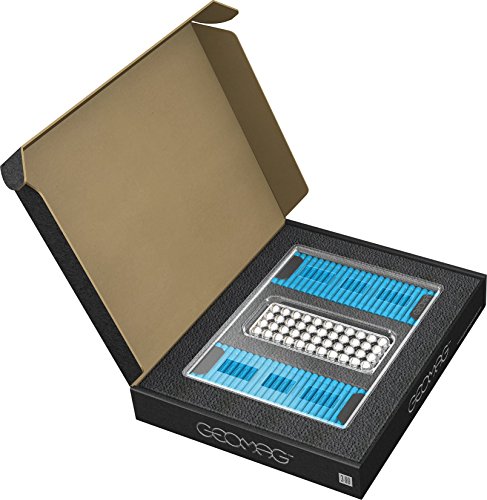 Geomag Masterbox Large 184 - Magnetstäbe Spielzeug - Himmelblau - 248-teilige Box von Geomag