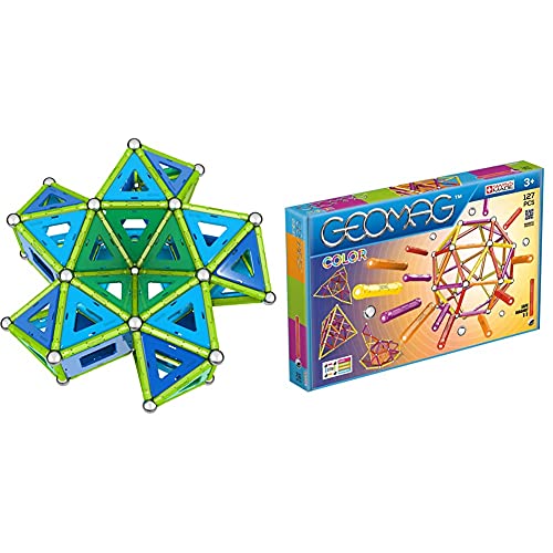 Geomag, Classic Panels, 464, Magnetkonstruktionen und Lernspiele, Konstruktionsspielzeug, 192-teilig & Classic Color, 264, Magnetkonstruktionen und Lernspiele, Konstruktionsspielzeug, 127-teilig von Geomag