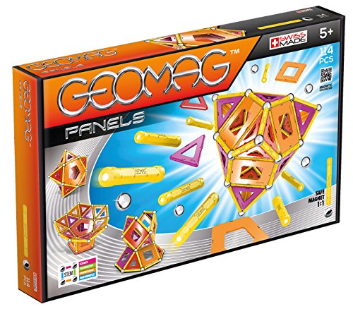 Geomag, Classic Panels, 464, Magnetkonstruktionen und Lernspiele, Konstruktionsspielzeug, 5 Jahre to 99 Jahre , 114-teilig von Geomag
