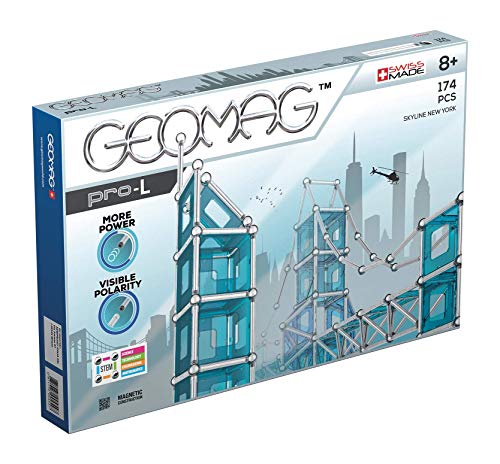 Geomag, Pro-L Skyline New York 027, Magnetkonstruktionen und Lernspiele, Konstruktionsspielzeug, 174-teilig von Geomag