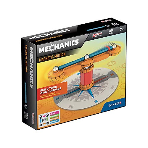 Geomag 00770 - Mechanics Magnetic motion 35 Teile, Konstruktionsspielzeug, mehrfarbig von Geomag