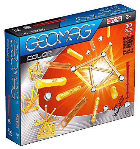 Geomag, Classic Color, 251, Magnetkonstruktionen und Lernspiele, 30-teilig von Geomag