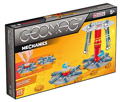 Geomag 726 Magnetbaukausten, 5 Jahre to 99 Jahre, 103 Stück, Bunt von Geomag