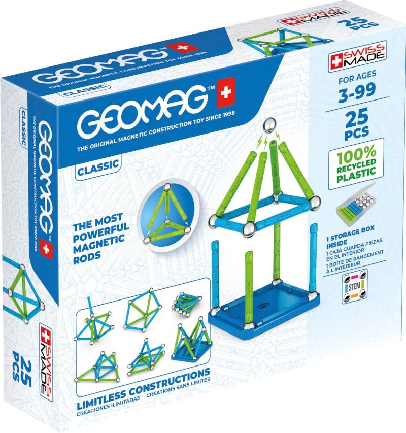 Geomag Classic Recycled Bausatz 25 Teile von Geomag