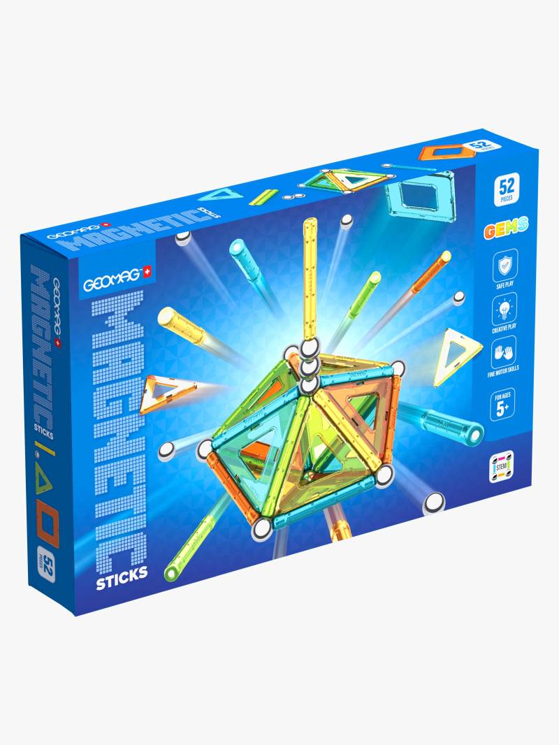 Geomag Gems Magnetic Sticks Bausatz 52 Teile von Geomag