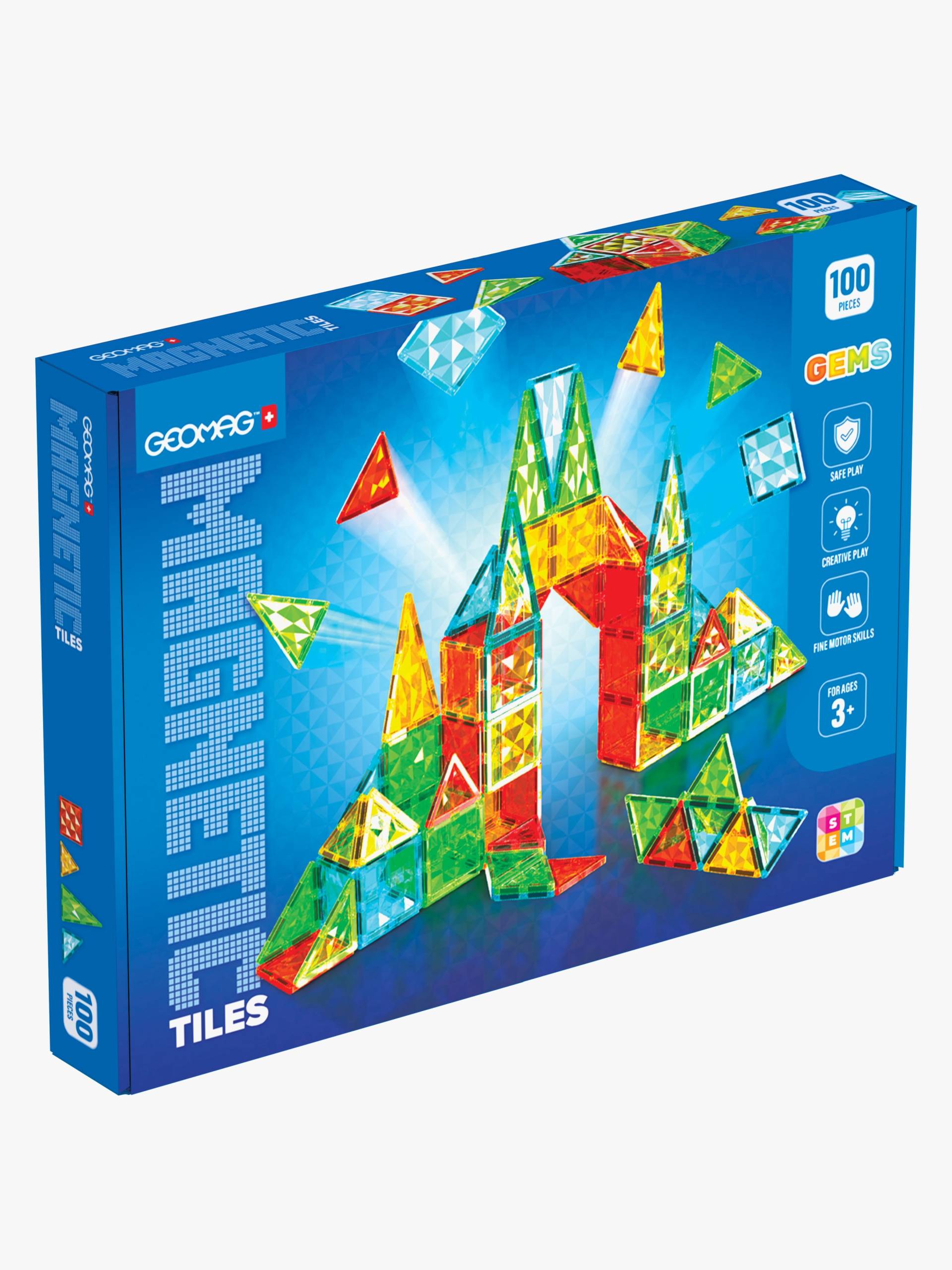 Geomag Gems Magnetischer Bausatz 100 Teile von Geomag