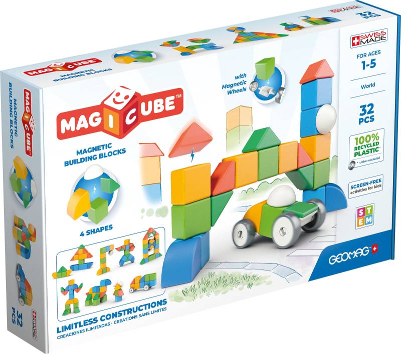 Geomag Magicube Shapes Bausatz 32 Teile von Geomag