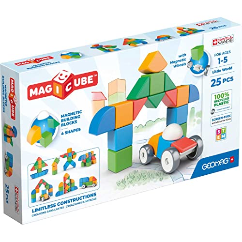Geomag Magicube Shapes Little World 25 Magnet Baukasten von Geomag